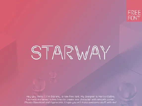 Starway font