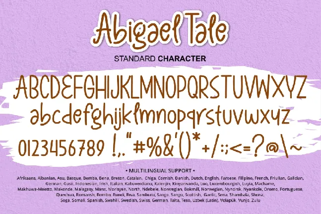 Abigael Tale font