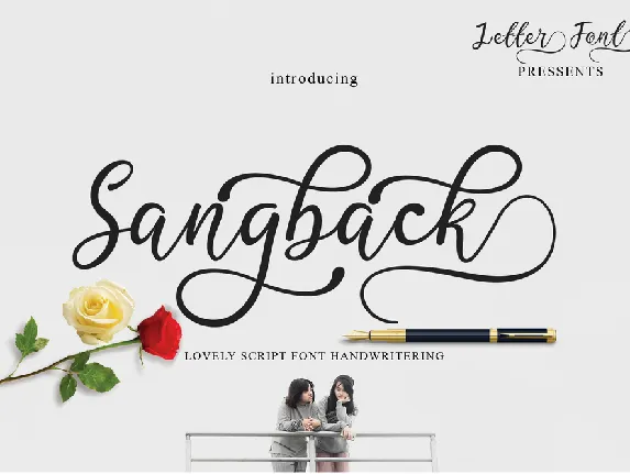 Sangback font