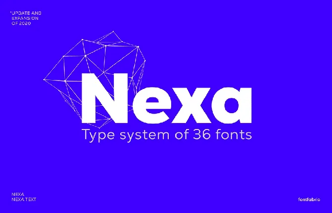 Nexa Typeface font