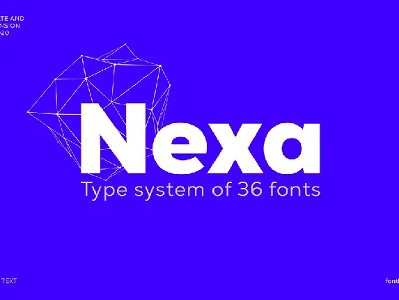 Nexa Typeface font