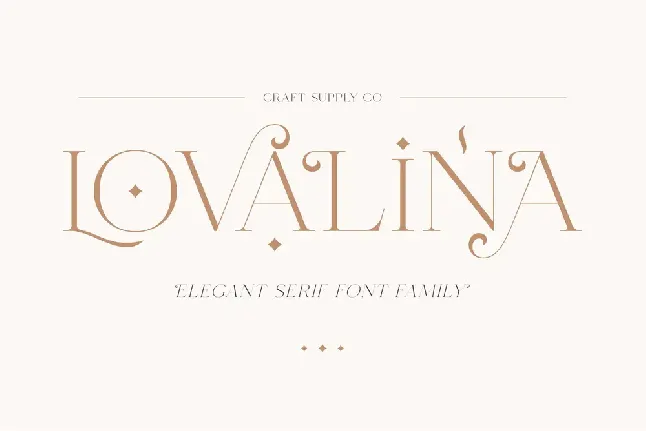 Lovalina Free font