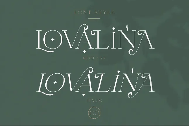 Lovalina Free font