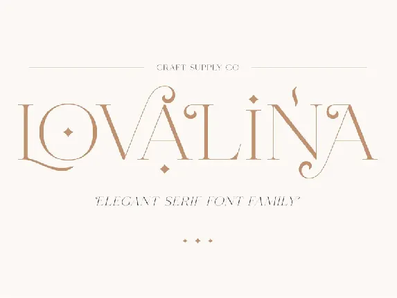 Lovalina Free font