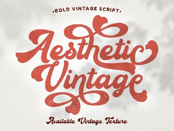 Aesthetic Vintage font