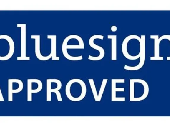 Blue Sign font