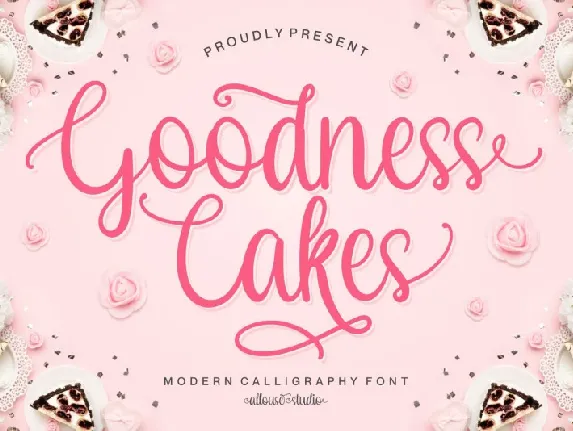 Goodness Cakes font