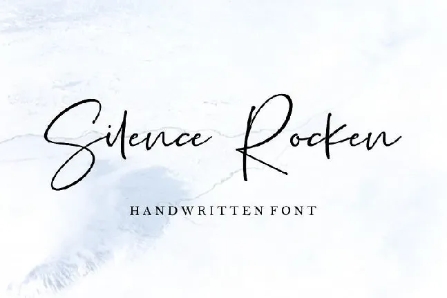 Silence Rocken Handwritten font