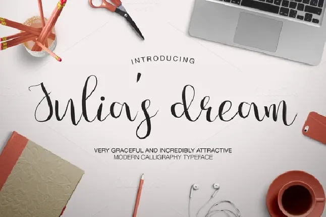 Juliaâ€™s Dream script Free font