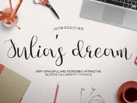 Juliaâ€™s Dream script Free font