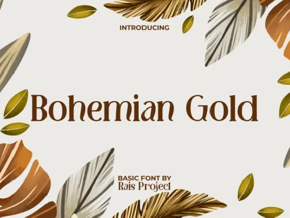 Bohemian Gold font