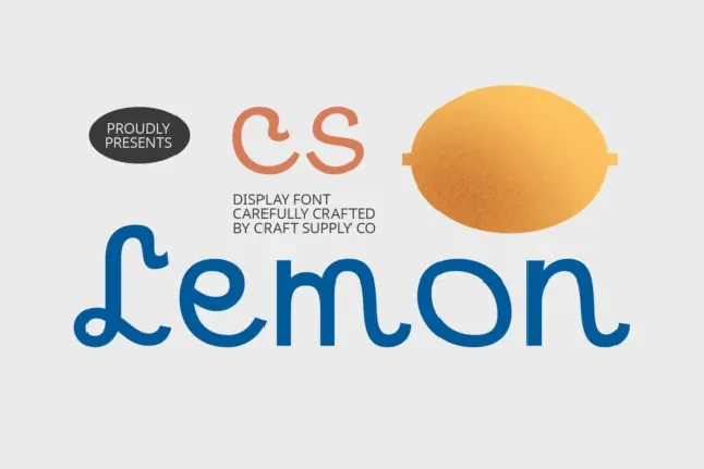 CS Lemon font