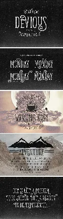 Devious Free font