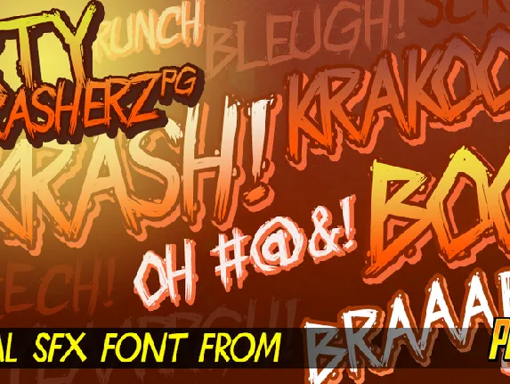 Party Crasherz PG font