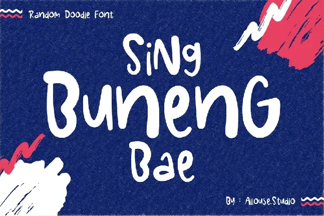 Sing Buneng Bae Demo font