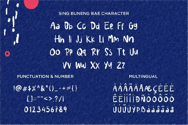 Sing Buneng Bae Demo font