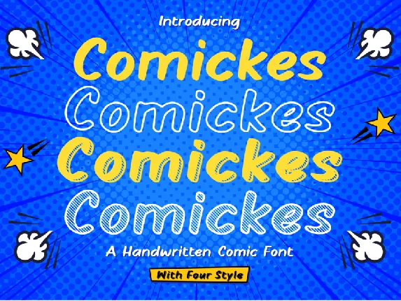 Comickes font