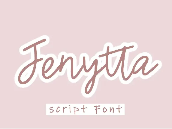 Jenytta font