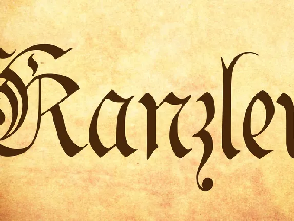 Kanzler font