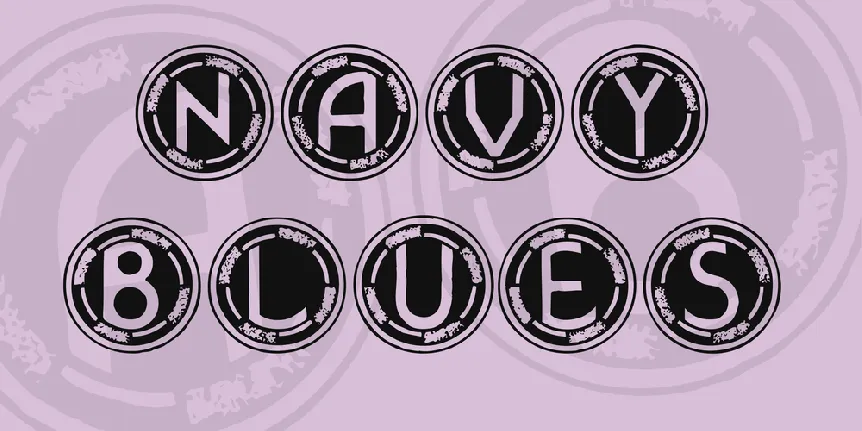 Navy Blues font