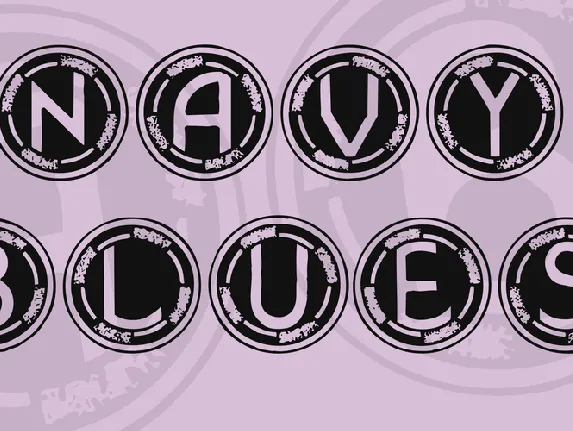 Navy Blues font