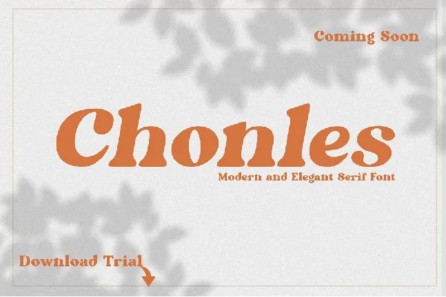 Chonles Serif font