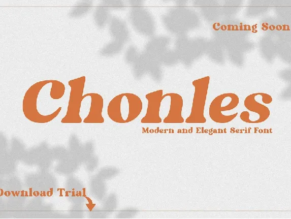 Chonles Serif font