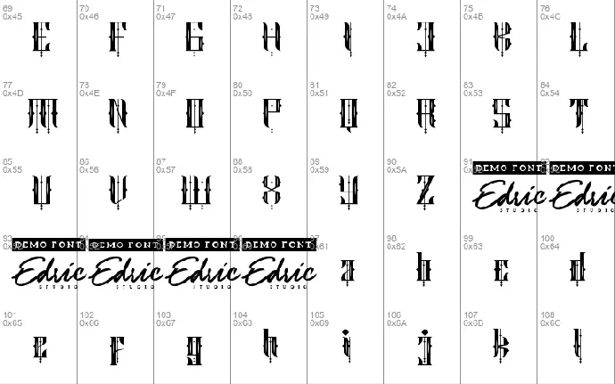 Black Sting font