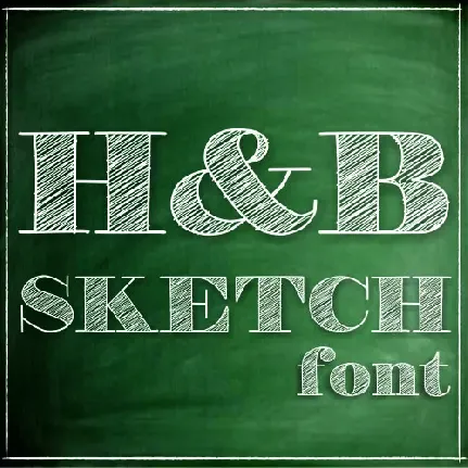 H&B Sketch font