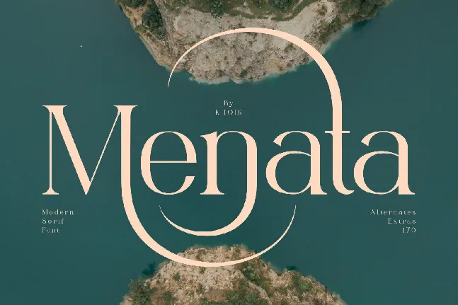 Menata font