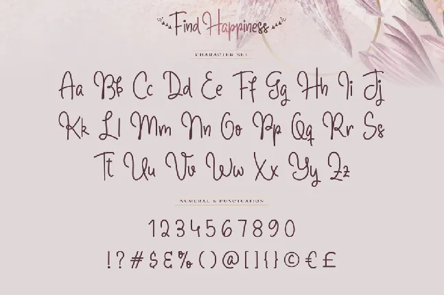 Find Happines font