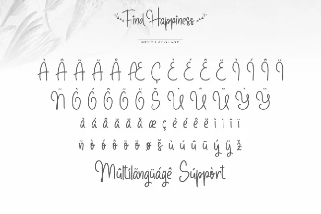 Find Happines font