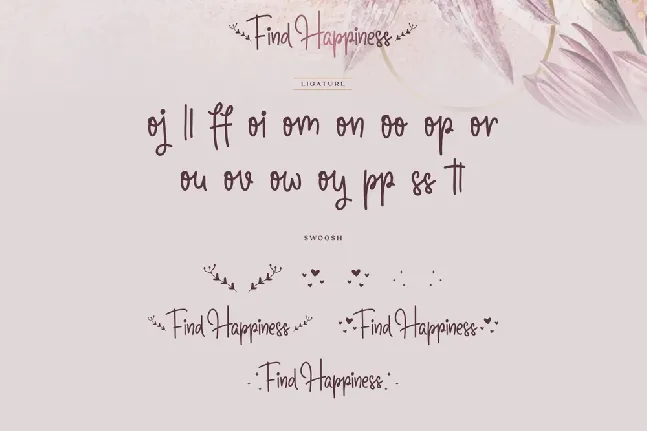 Find Happines font