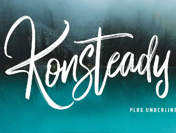 Konsteady font