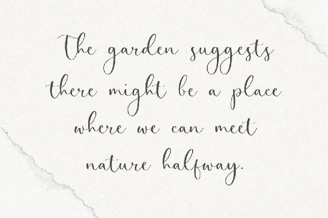 Perfect Garden font