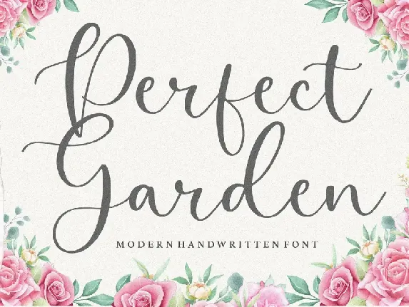 Perfect Garden font