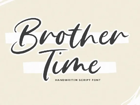 Brother Time font