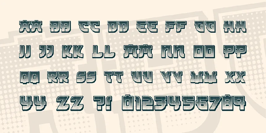 Kamikaze font