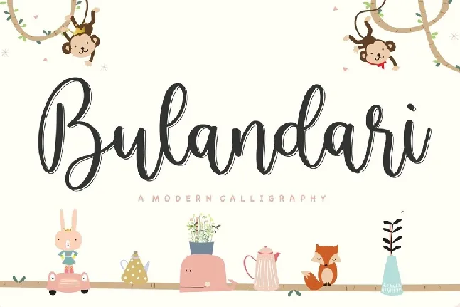 Bulandari Modern Handwritten font