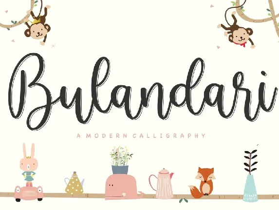 Bulandari Modern Handwritten font