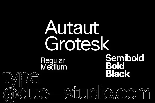 Autaut Grotesk Family font