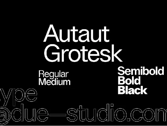 Autaut Grotesk Family font