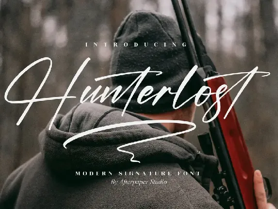 Hunterlost font