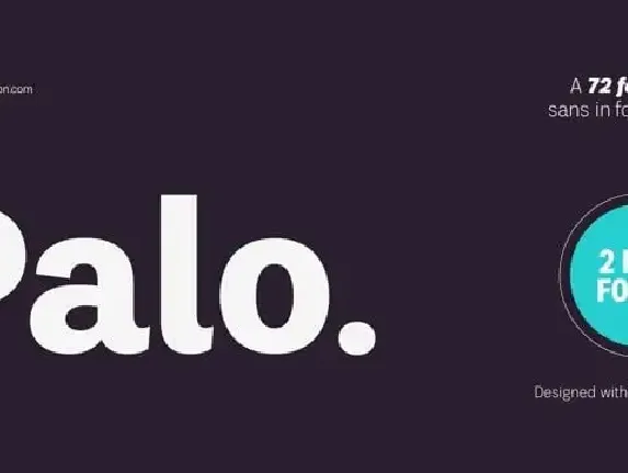 Palo Sans Serif font