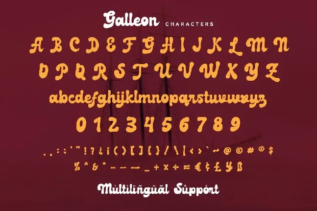 Galleon Free font