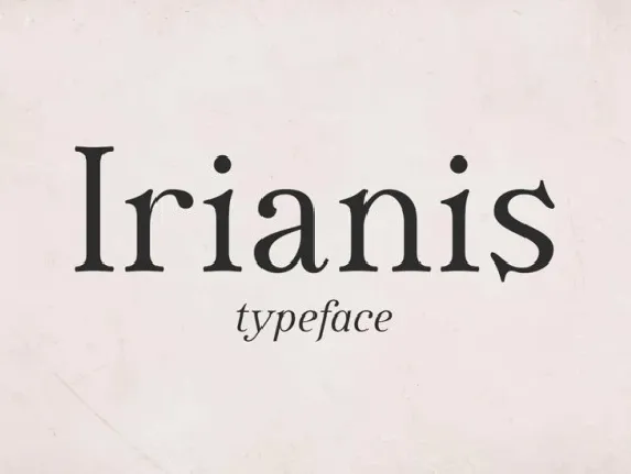 Irianis Typeface font