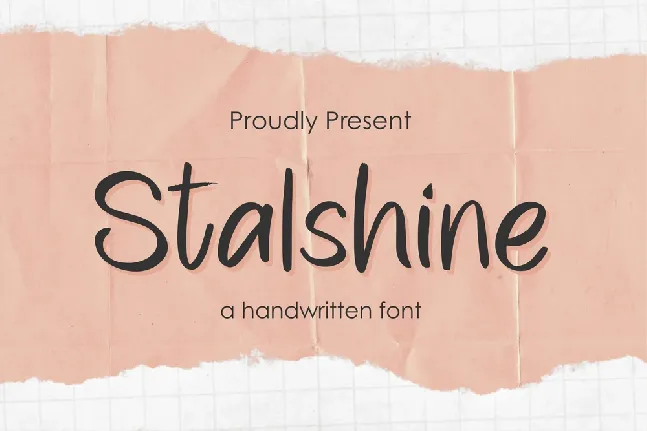 Stalshine font