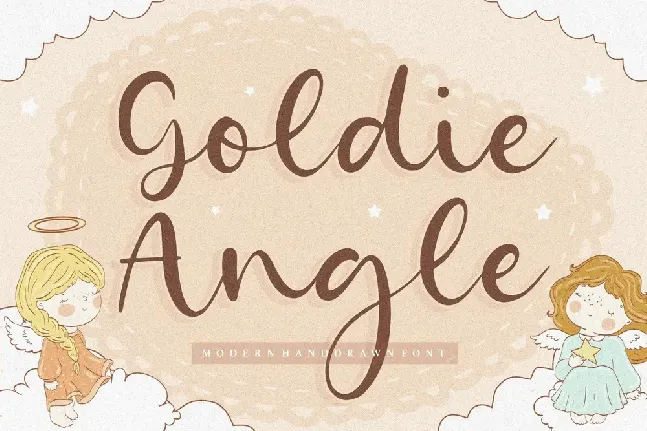 Goldie Angle font