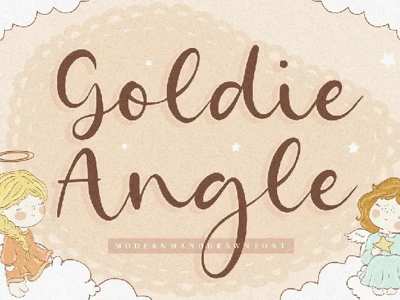 Goldie Angle font