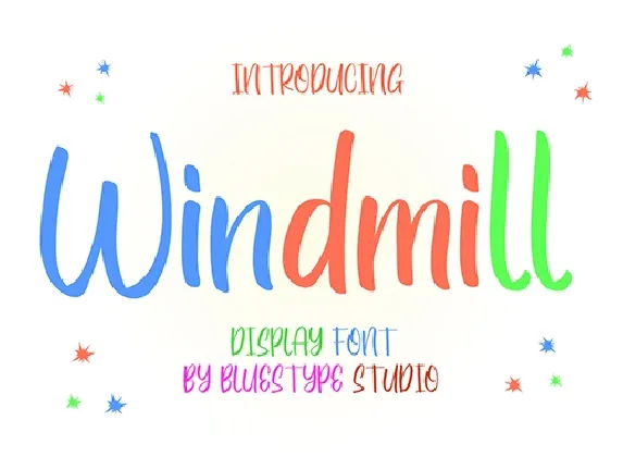 Windmill font